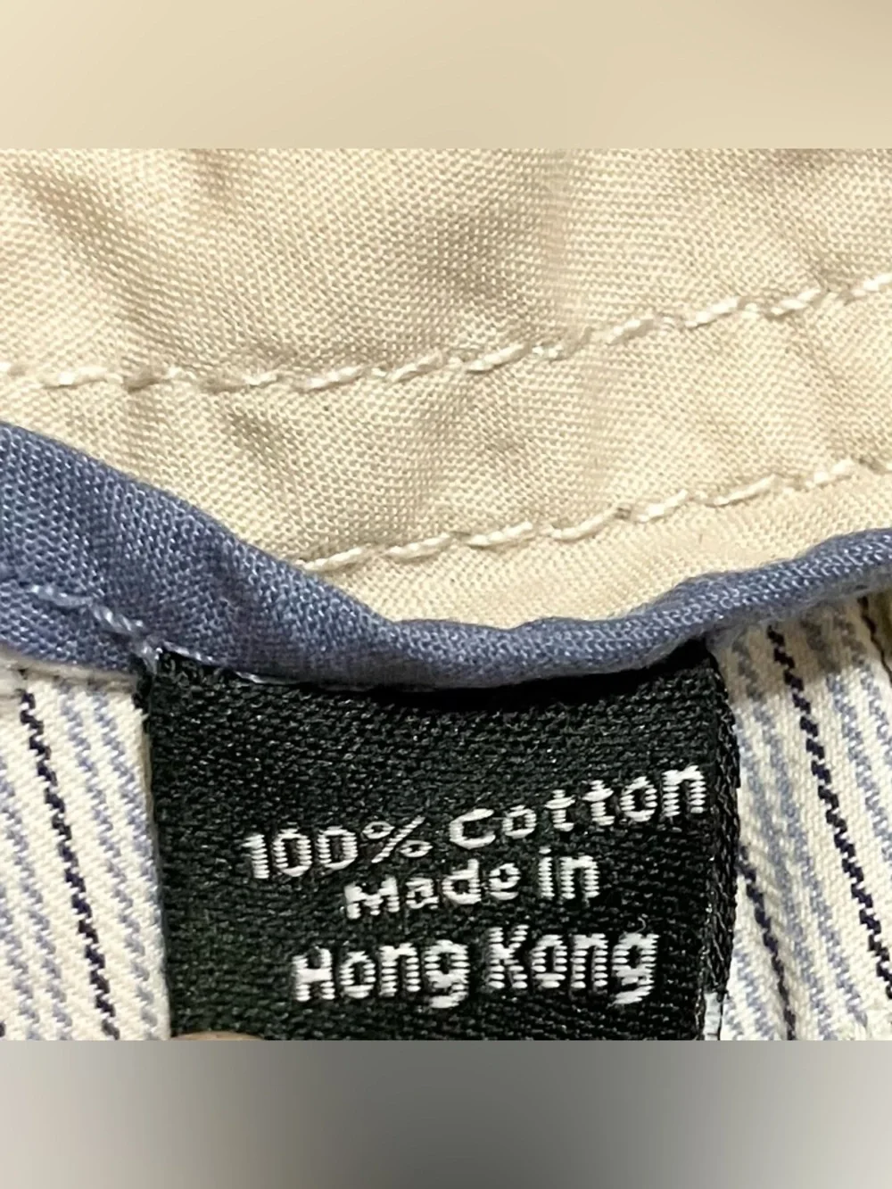 J.Crew‎ Men's Stripped Seersucker Chino Shorts 100% Cotton Blue & White Sz 34